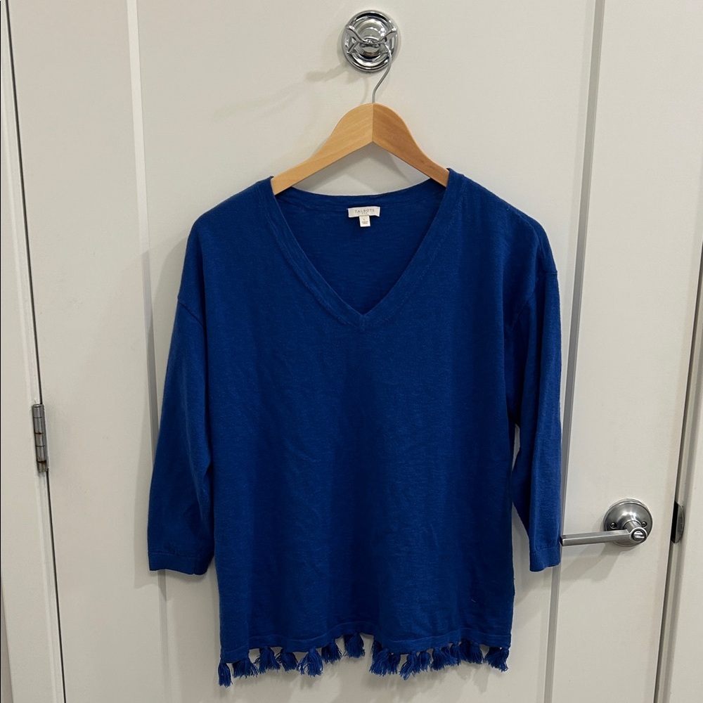 Talbots Royal Blue Knit Top